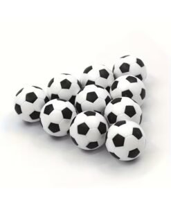 Goolsky 10pcs Foosball Balls, Foose Balls Table Soccer Replacement Foosballs, Foosball Balls 32mm Mini Table Footballs Ball Accessory