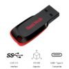 sandisk 128 GB Cruzer Blade USB 2.0 Flash Drive - Read Speed 150 MBps Write Speed 110 MBps Transfer  speed of up to 480Mbps SDCZ50-128G-B35