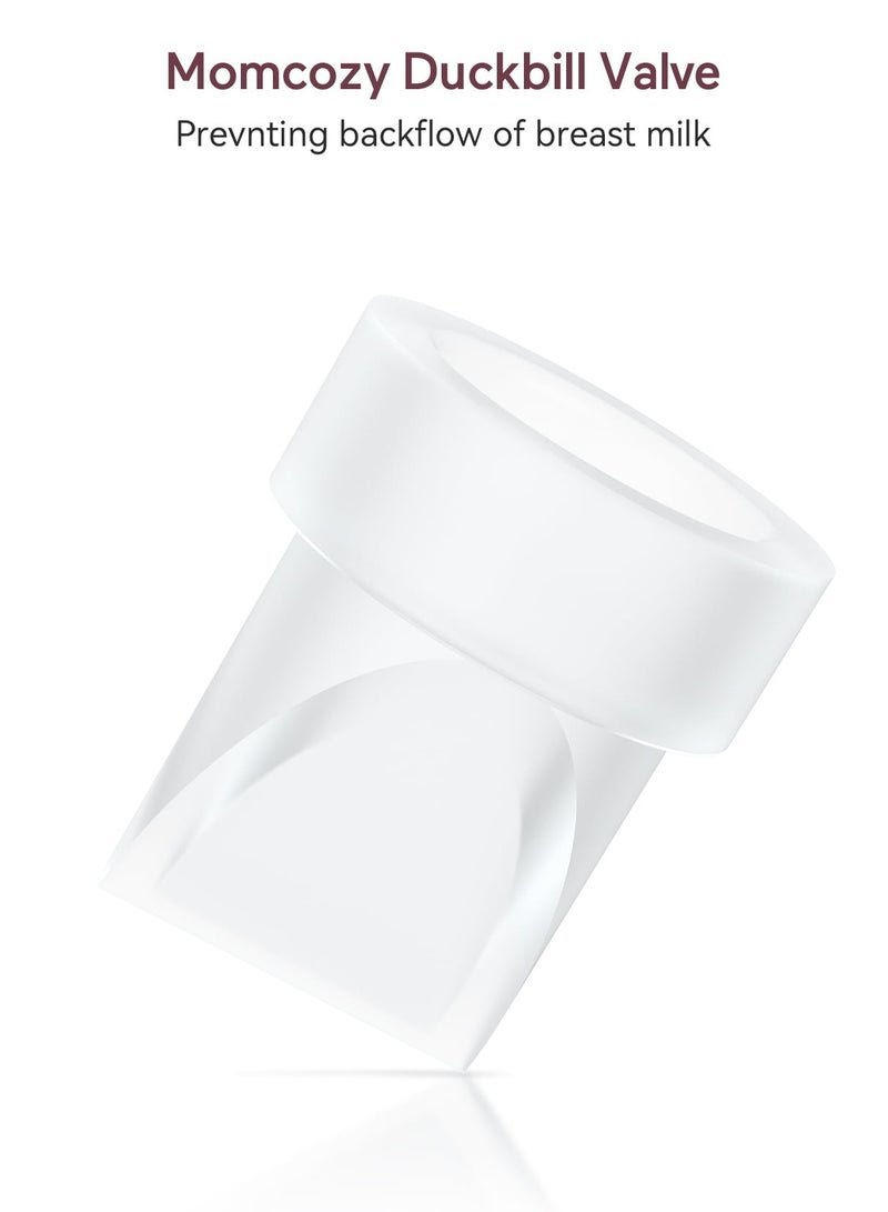 Momcozy Duckbill Valves & Silicone Diaphragm for Momcozy M5, Original Momcozy M5 Breast Pump Replacement Accessories, 1 Pack - Image 3