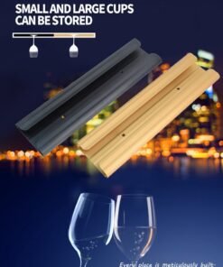 BEIRUI Glassware Racks, Stainless Steel Hanging Tall Glassware Racks, Glassware Racks, Metal Storage Racks, Tall Glassware Racks Glassware Drying Storage Racks for Kitchen and Dining Room