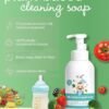 Splendors 500ml*2 Baby Bottle Cleanser Toy Cleanser Instant Foaming Soap Baby Feeding Bottle Cleanser Hypoallergenic Soap Baby-safe Easy-to-clean