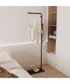 Alternative view of YQbest Metal Coat Rack Freestanding with Natural Marble Base 67” 170cm Entryway Coats Hanger Stand with 3 Hooks, Home Bedroom Hotel Hall Tree for Coats, Hats, Scarves, Clothes, and Handbags