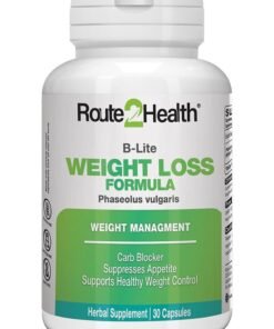 Route2Health Route 2 Health Weight Loss Support – 30 Capsules with Phaseolus Vulgaris Extract, Natural Carb Blocker for Appetite Control & Healthy Metabolism – Non-GMO, Gluten-Free, Effective Weight Management