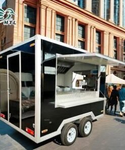 Mobile Food Truck Customizable Fiberglass Street Food Trailer Commercial Multifunctional Fast Food Ice Cream Wholesale