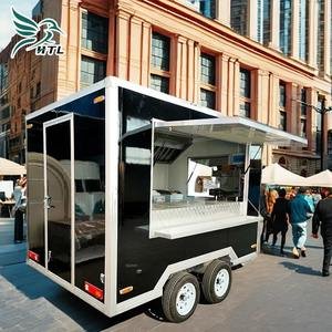 Mobile Food Truck Customizable Fiberglass Street Food Trailer Commercial Multifunctional Fast Food Ice Cream Wholesale