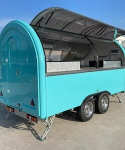 New Mobile Food Truck with Core Components Fast Outdoor Mobile Kitchen for Snack Food Ice Cream Pump Included