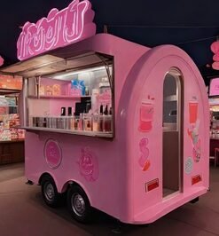 Customized Food Trailers Fully Equipped Coffee Ice Cream Restaurant Pizza Mobile Food Trailer Food Truck with Full Kitchen