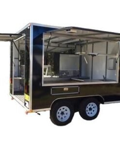 Mobile Kitchen Food Truck Trailer Full Equipment for Hot Dog Ice Cream Burger Full Equipment for Fast Food Sale Aluminum
