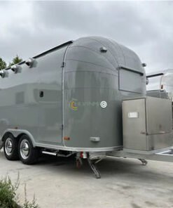Mobile Food Trailer Catering Trailer with Fiberglass Construction for Snack Food & Ice Cream Outdoor Use