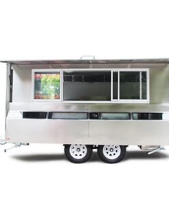 Fu-lly Equi-pped Mo-bile Food Truck for Pizza Coffee Ice Cream BBQ with Mobile Kitchen Trailer Features