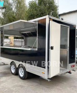NEWBORN China Snack Concession Fast Food Bakery Food Trailer Cart Mobile Burger Food Van Truck for Sale Usa
