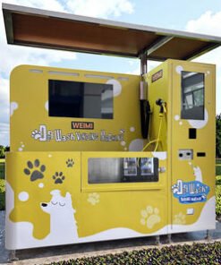 Self-Service Pet Washing Vending Machine with Touch Screen Coin Payment System and SDK Function