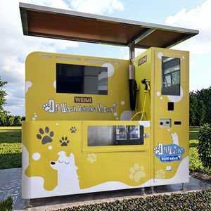 Self-Service Pet Washing Vending Machine with Touch Screen Coin Payment System and SDK Function