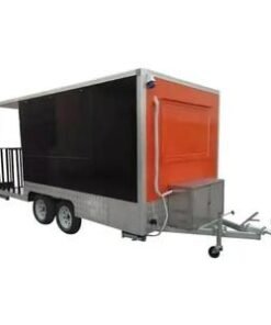 Cheap  Food Truck Trailer Full Equipment for Hot Dog Ice Cream Burger Full Equipment for Fast Food Sale Aluminum