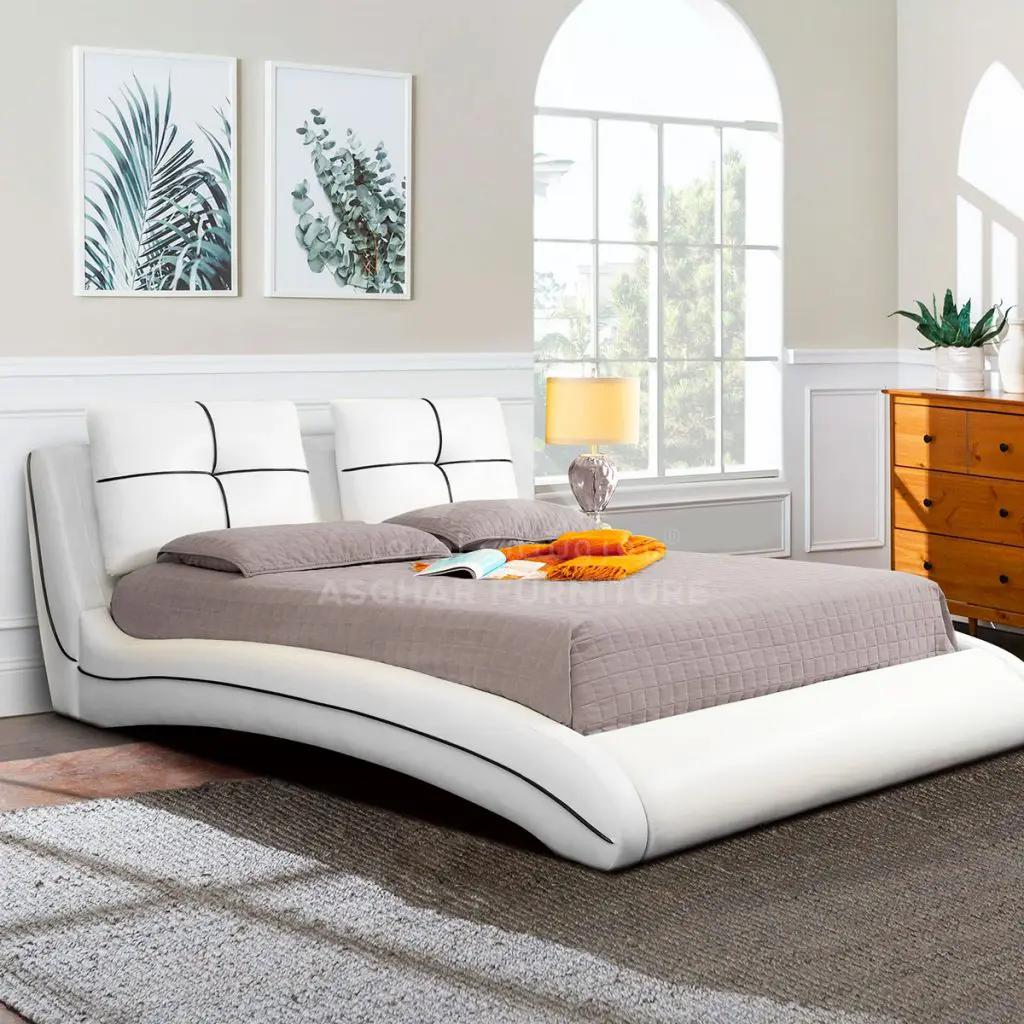 Adler Curved Designer Bed