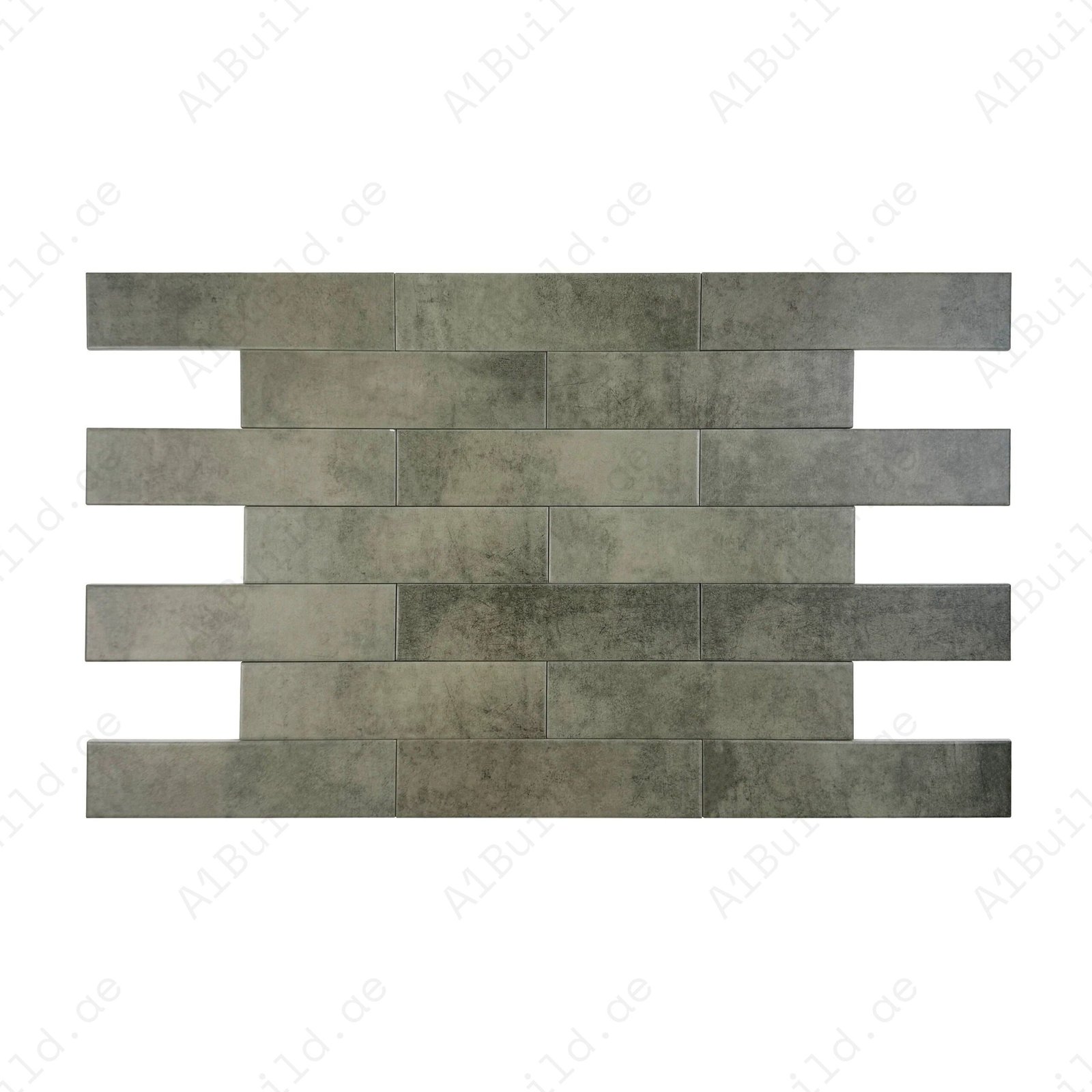 Amalfi Moss Green Matt Porcelain Artisanal Tile - Image 2