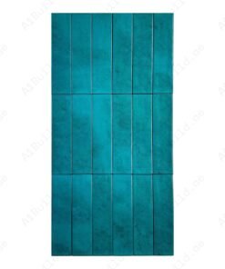 Aqua Blue Semimatte Porcelain Artisanal Tile