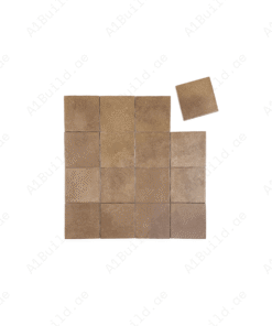 Alternative view of Artisan Essence Bright Orange Matte Porcelain Artisanal Tile