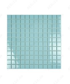 Azure Harmony Baby Blue Ordinary Glazed Porcelain Mosaic