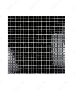 Azure Harmony Black Ordinary Glazed Porcelain Mosaic