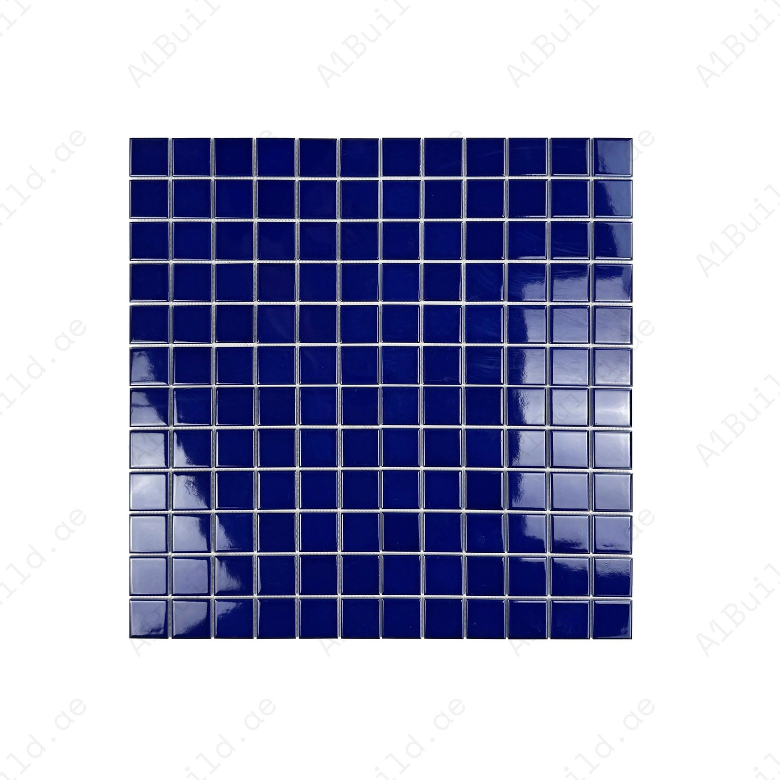 Azure Harmony Midnight Blue Ordinary Glazed Porcelain Mosaic