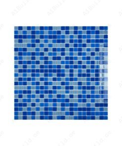 Series Baby Blue & French Blue & Cobalt Blue Mixed Crystal Glass Mosaic