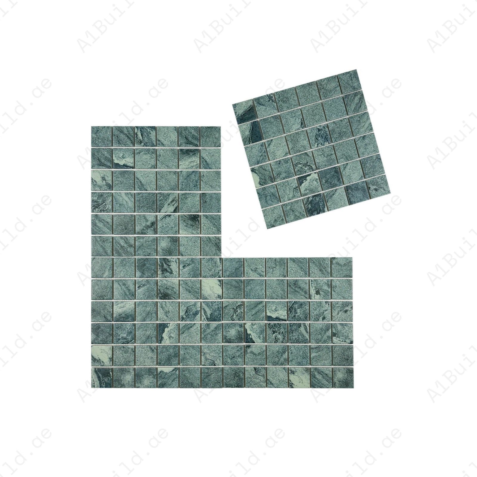 Majestic Naturale Series Bali Green Stone Pattern Flate Surface Porcelain Mosaic - Image 2