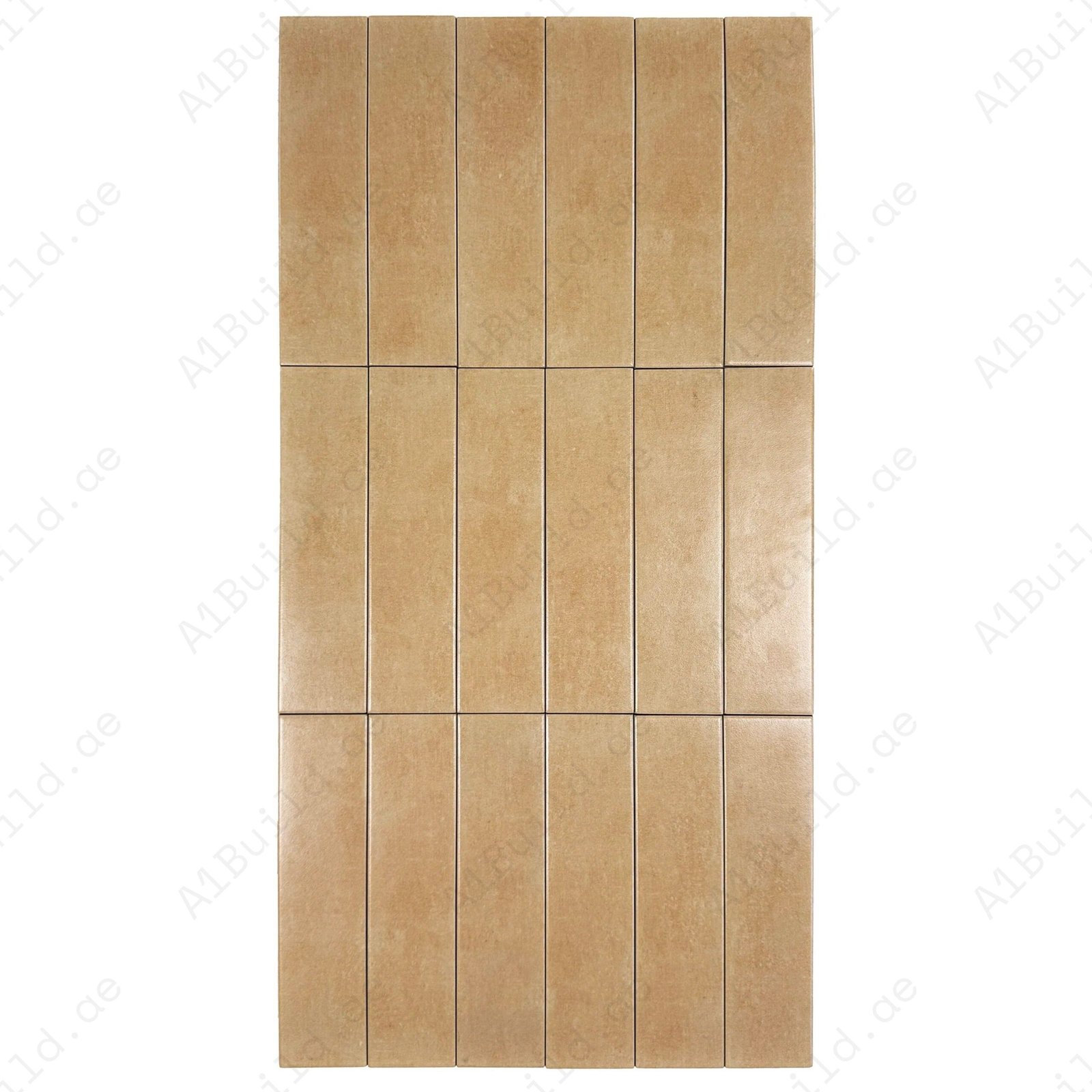 Boutique Beige Semimatte Porcelain Artisanal Tile