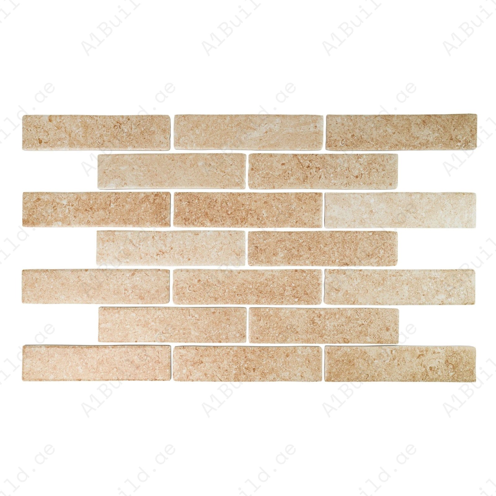 Limestone Legacy Series Boutique Beige Matte Porcelain Artisanal Tile - Image 2