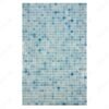 European Mosaic Series French Blue Recycled Glass Mosaic