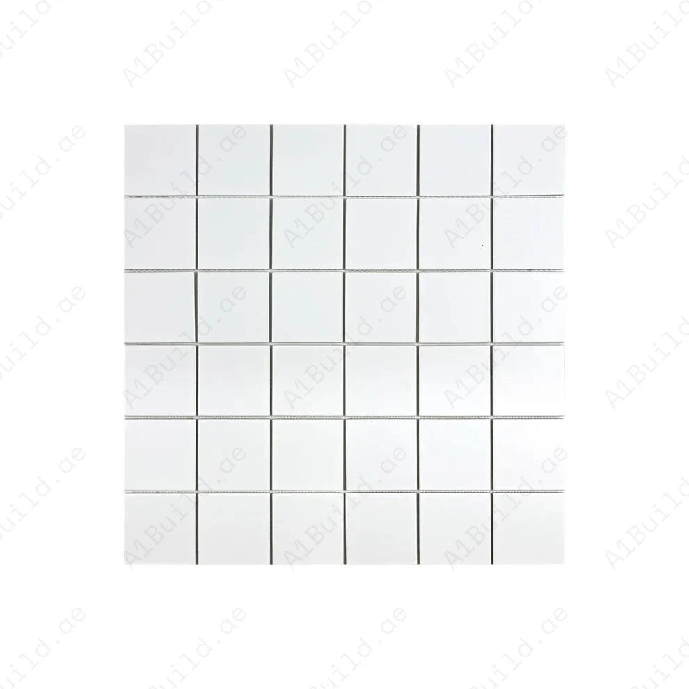 Carrara Lumina Series Off White Matt Porcelain Mosaic