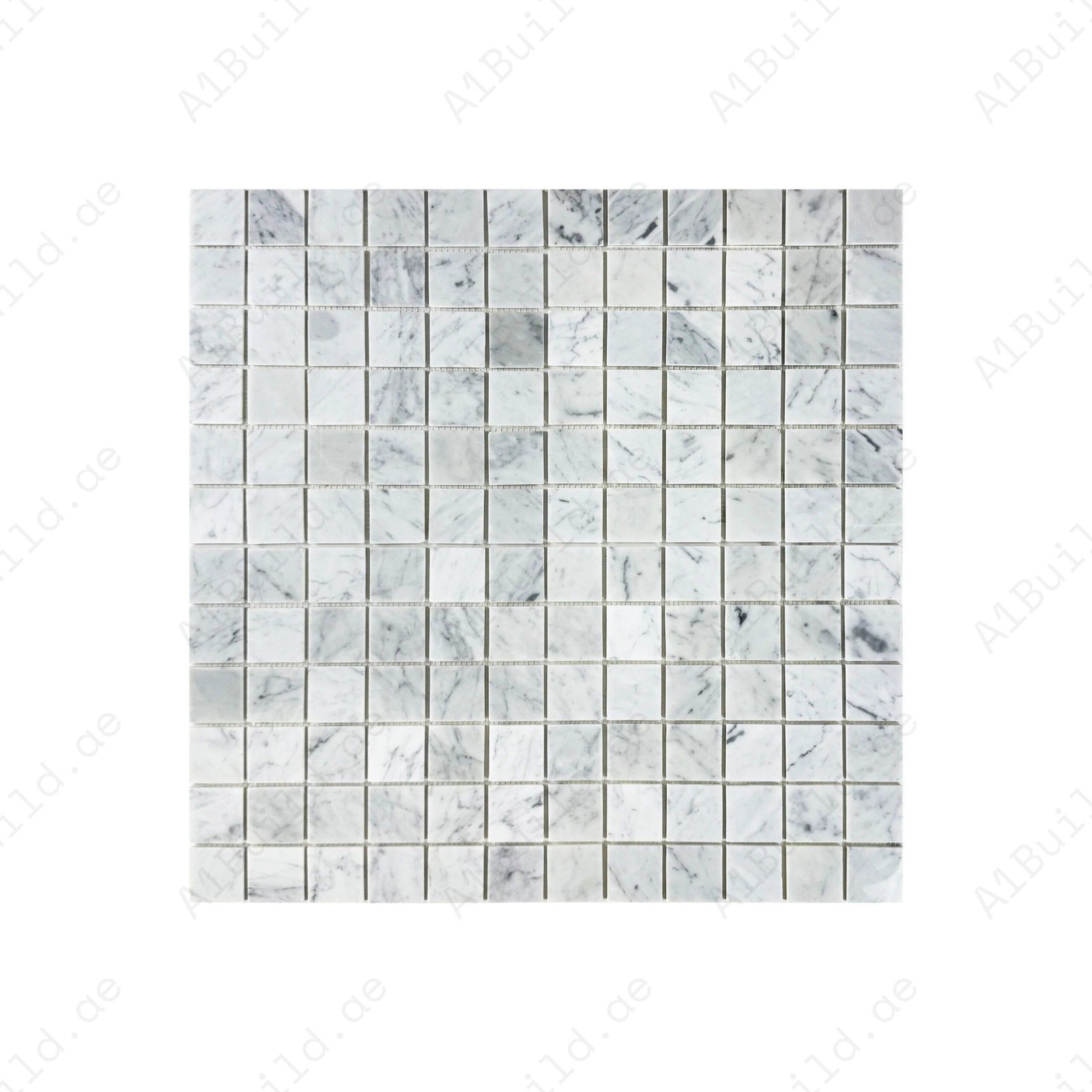 Timeless Marble Carrara White Polished Marble Mosaic