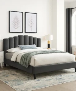 Castle Channel Tufted Bed