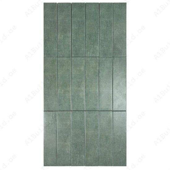 Hunter Green Semimatte Porcelain Artisanal Tile