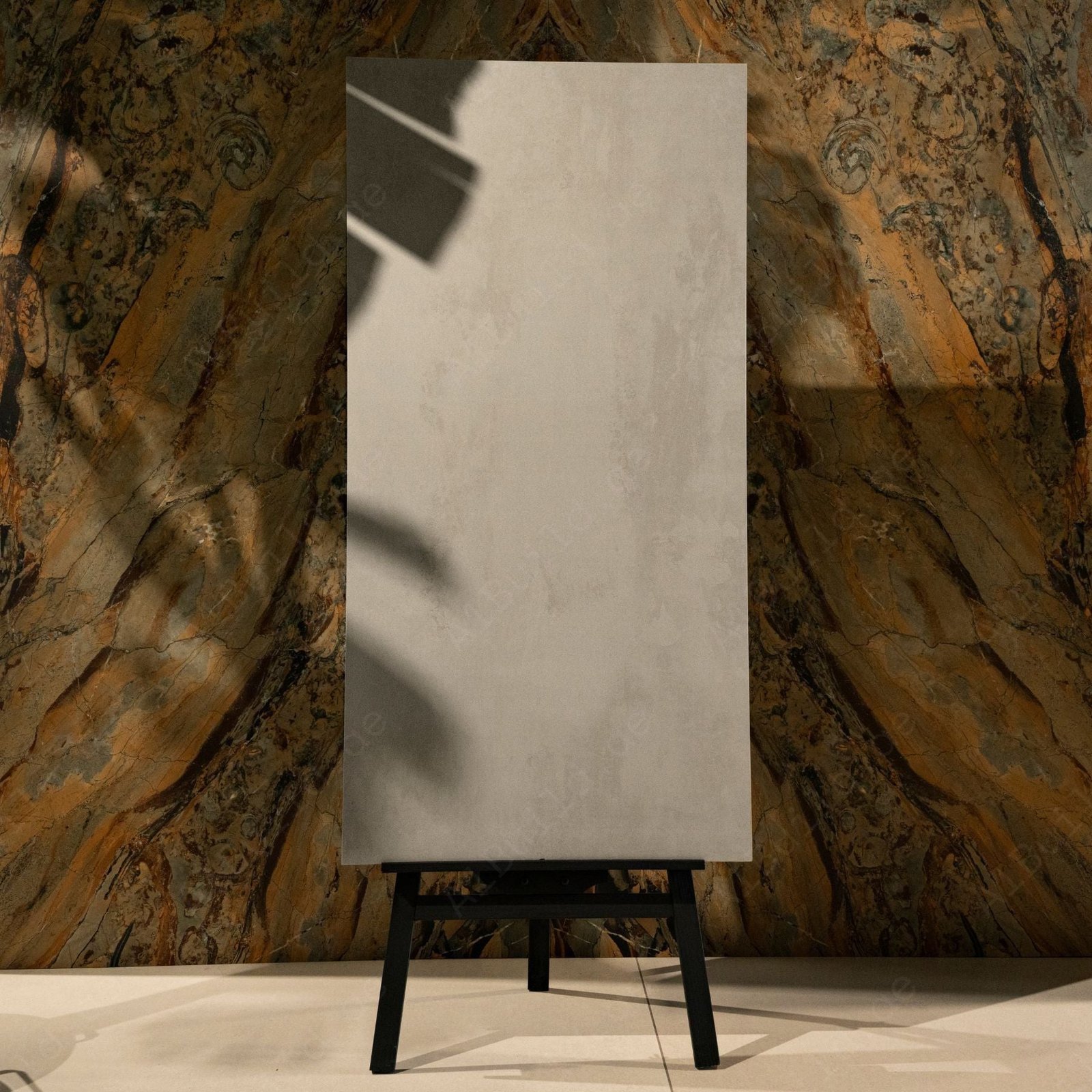Chrometic Vanilla Elegant Beige Porcelain Tile 60x120cm | 09mm - Image 2