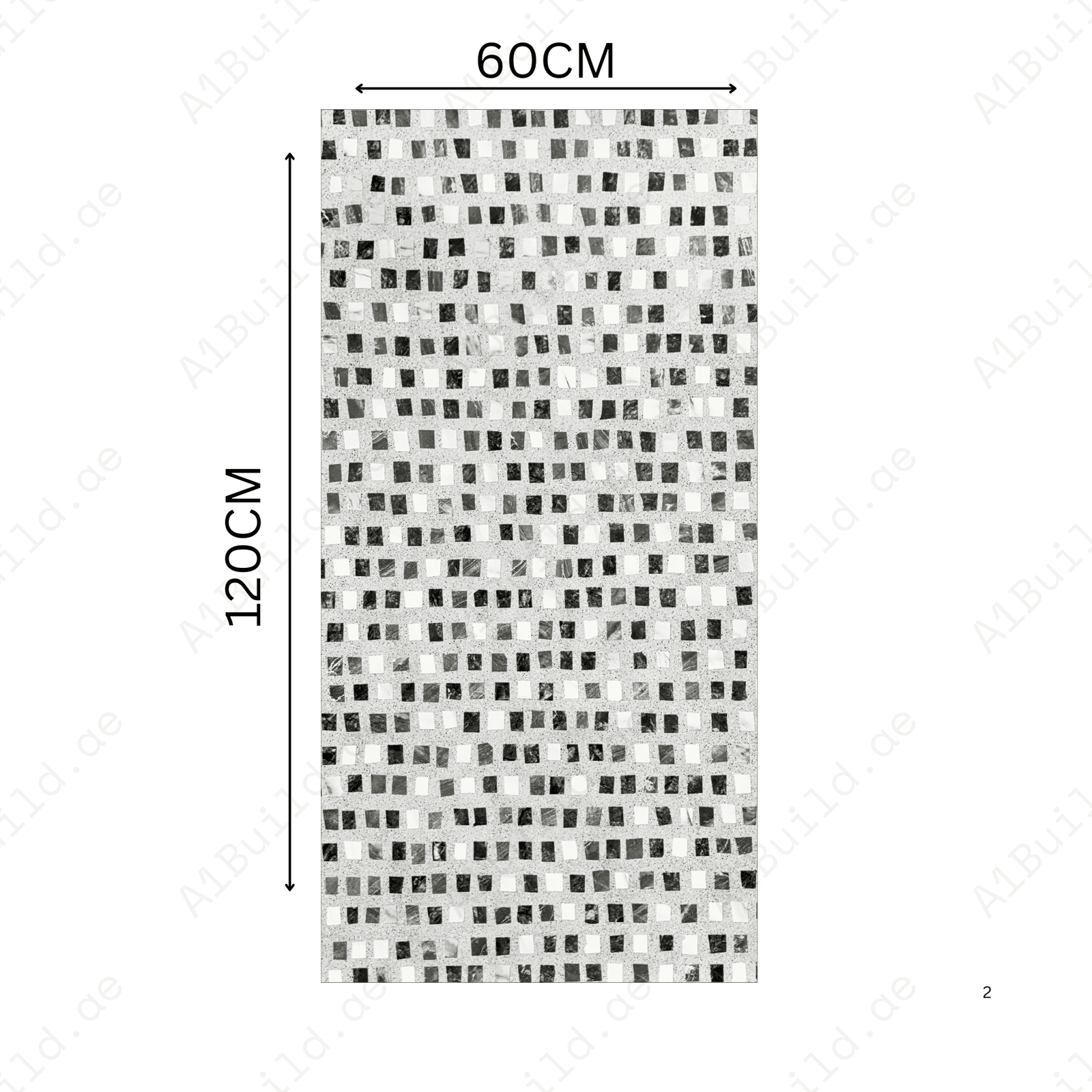 CLOBBER CHIPS GREY 60x120cm Carving Matt Porcelain Tile – 09MM