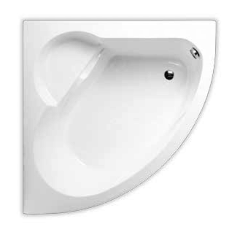Deluxe corner compact luxury jacuzzi bathtub 130x130cm - Image 2