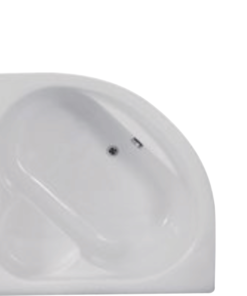 Alternative view of Modern acrylic corner bathtub supplier in shajah