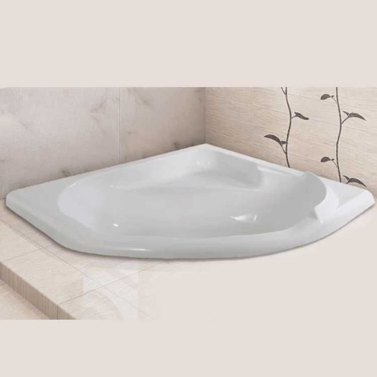Lamia acrylic corner bathtub size 152x152cm