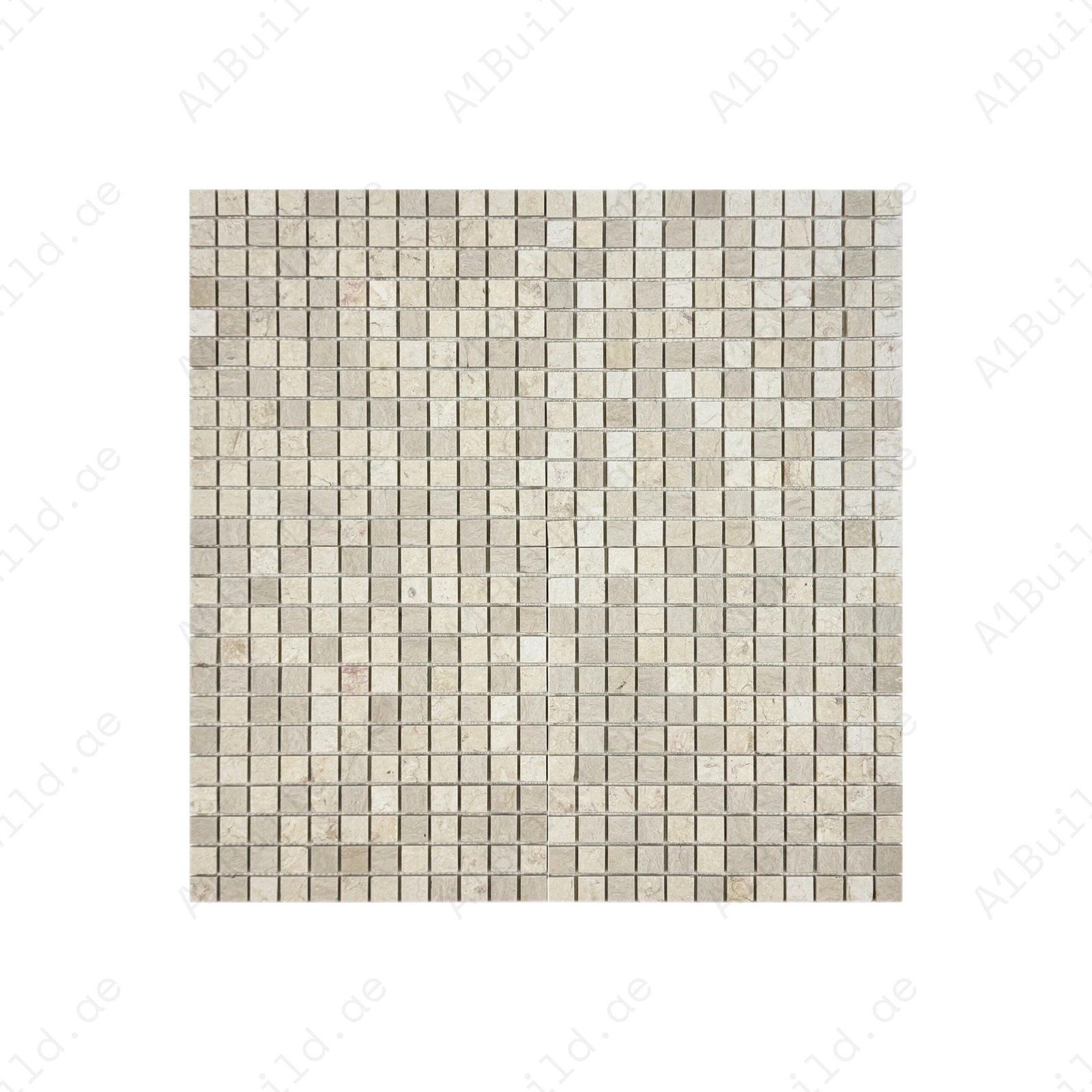 Palace Royale Series Cream Marfil Polished Square Marble Mosaic