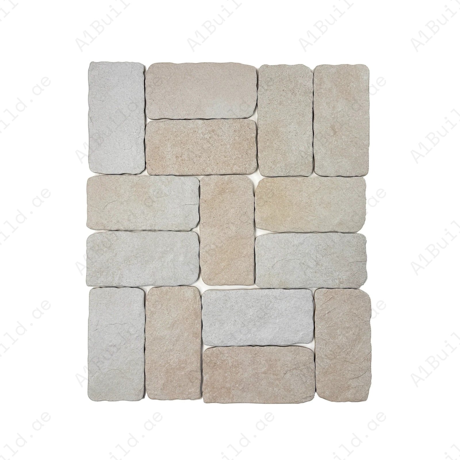 Creamy White Matte Porcelain Artisanal Tile