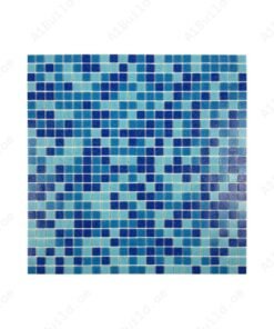 Serene Spectrum Series Sky Blue & French Blue & Navy Blue Mixed Hot Melt Glass Mosaic