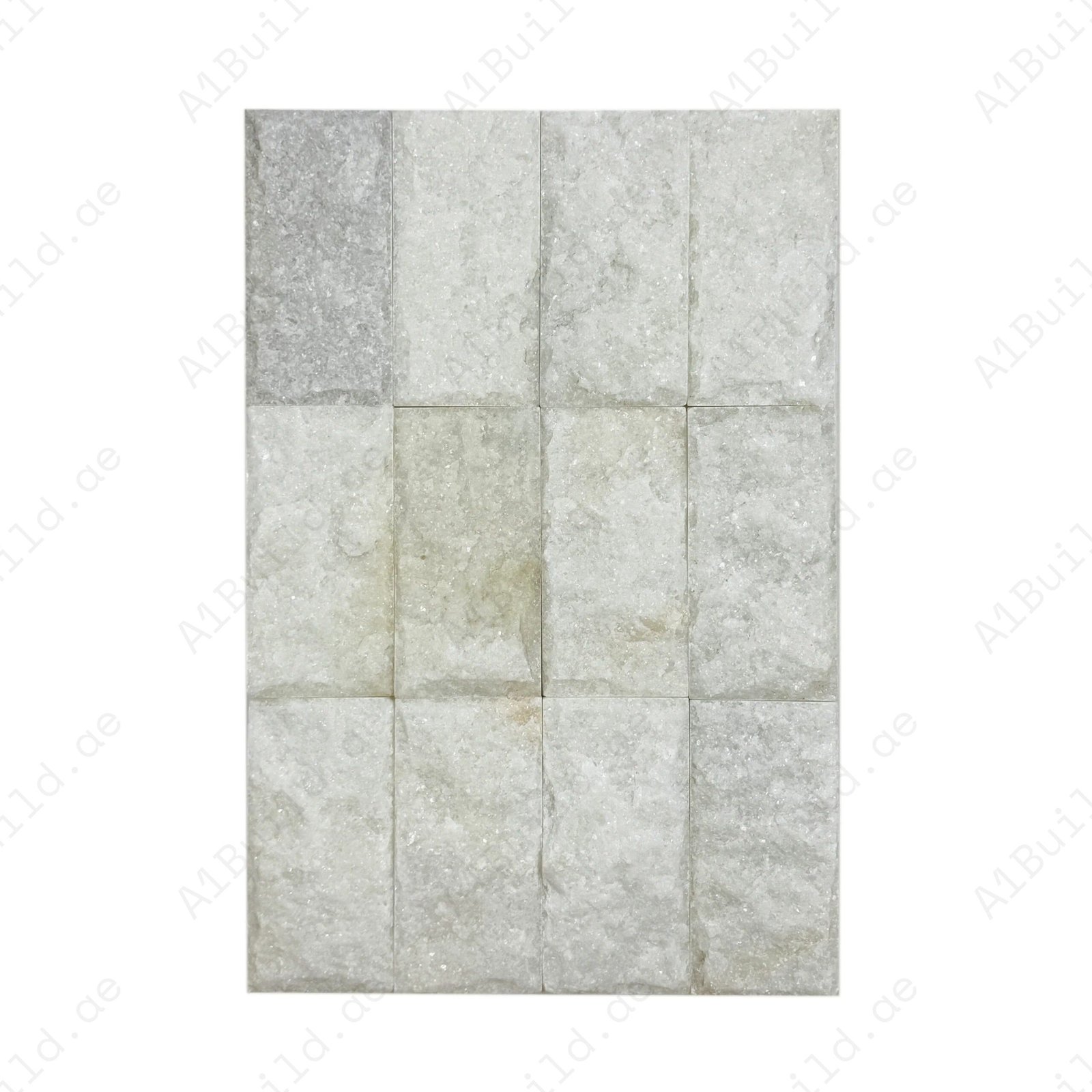 Palatial Sands Crystal White Mushroom Marble Wall Cladding