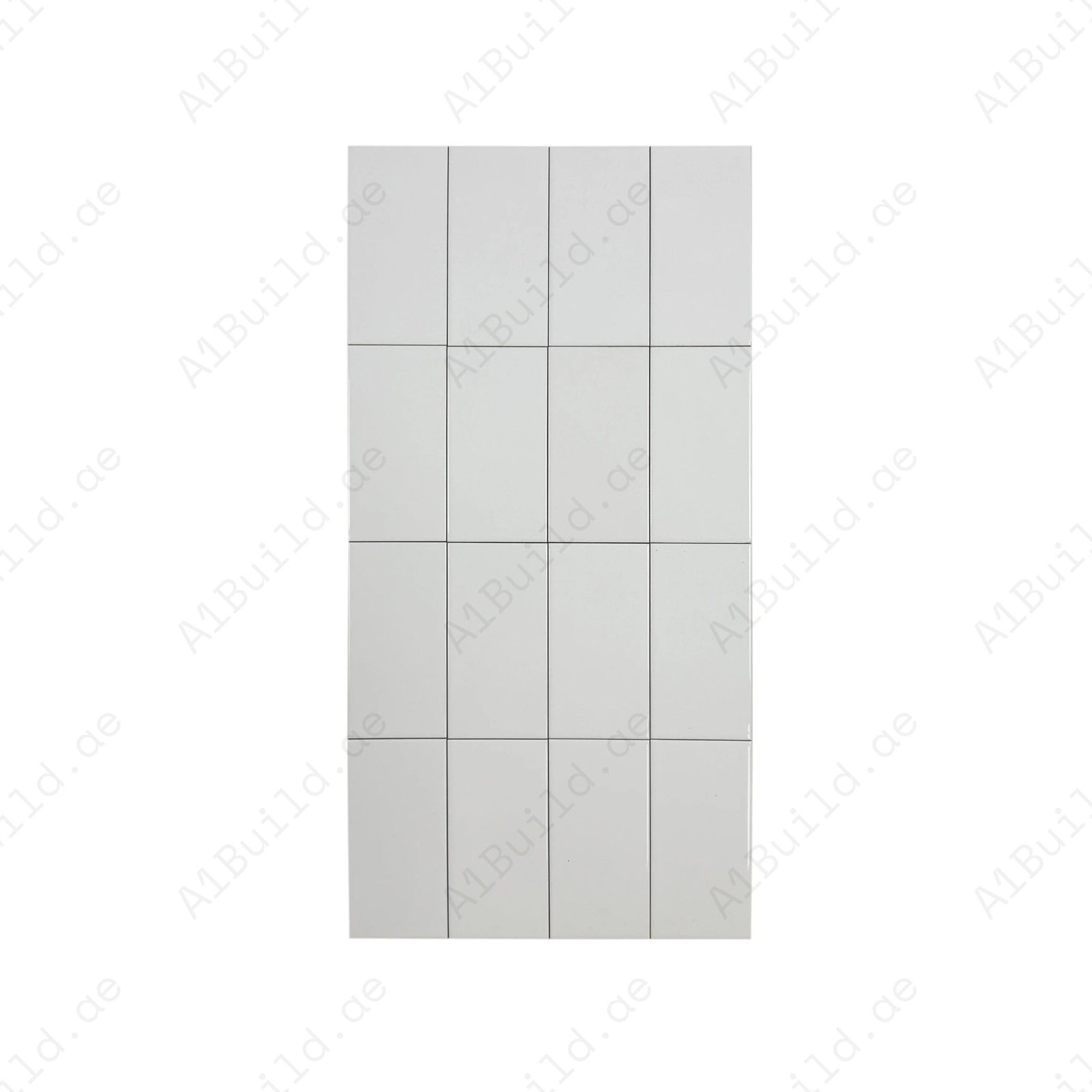 Urban Luxe Series White Matt Flat Ceramic Tile