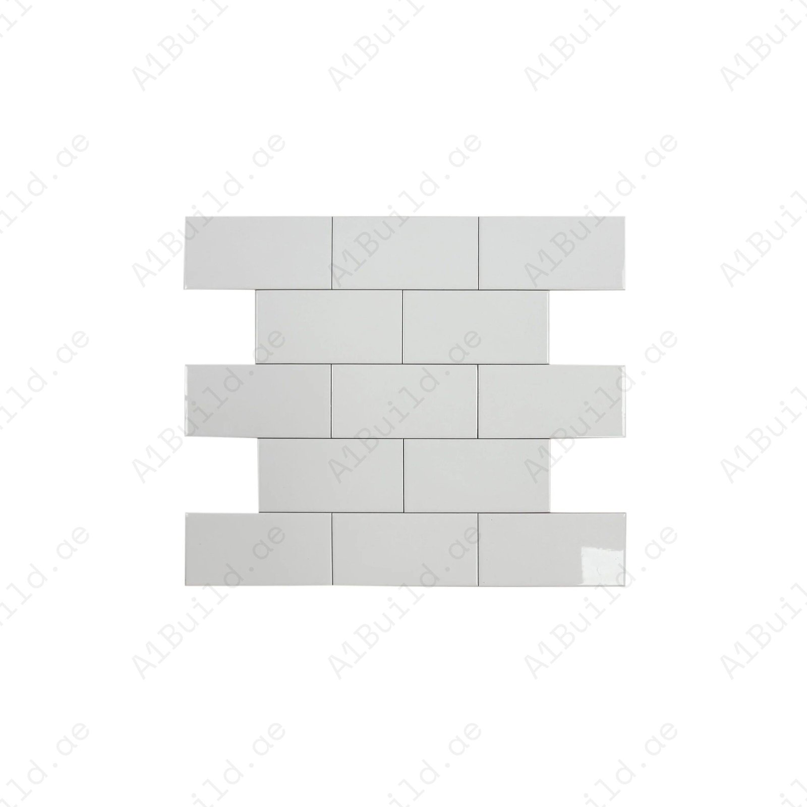 Urban Luxe Series White Matt Flat Ceramic Tile - Image 2