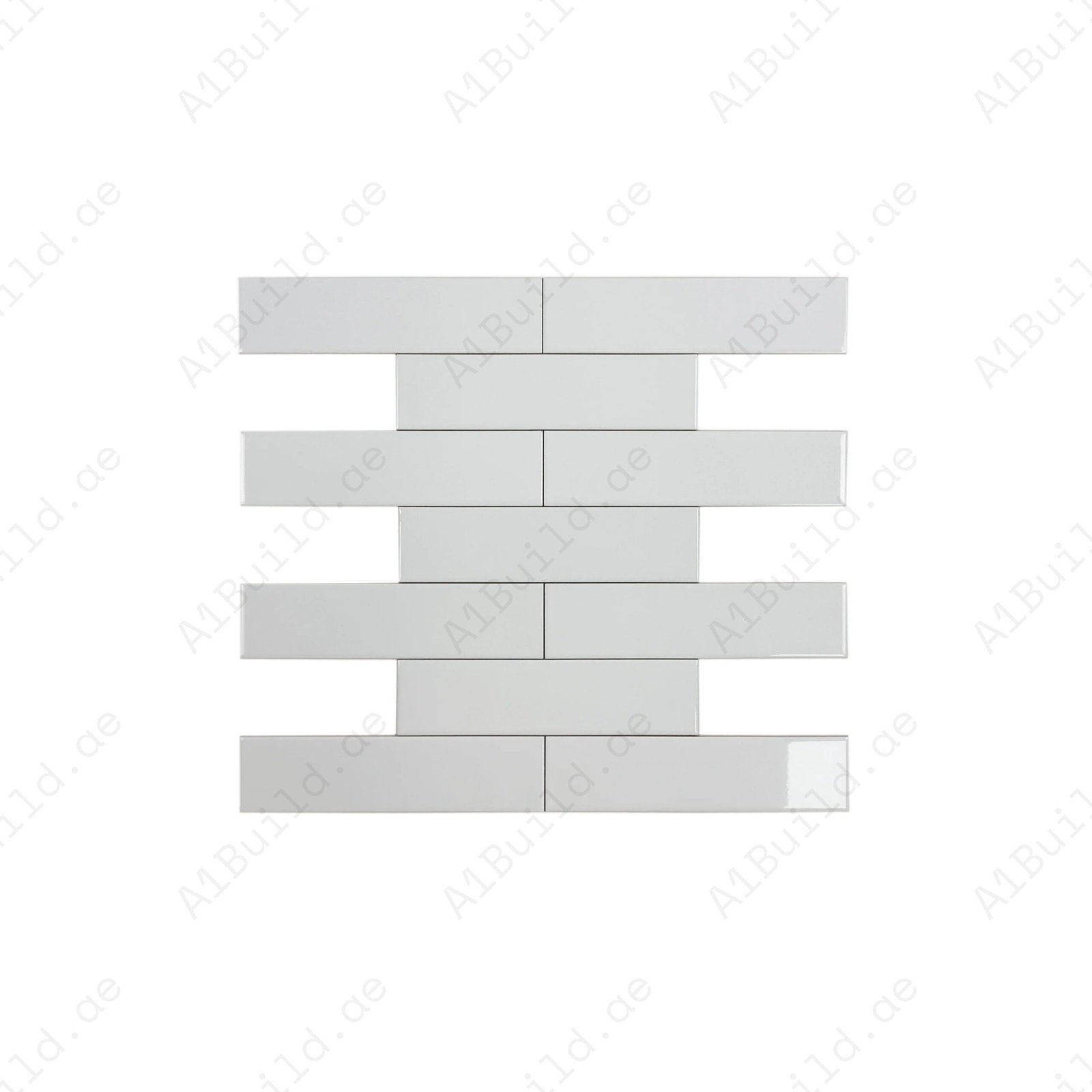 Urban Luxe Series White Matt Flat Ceramic Tile - Image 2