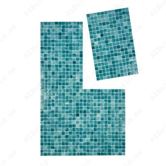 European Mosaic Series Green Recycled Glass Mosaic - Image 2