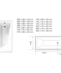 Alternative view of Explore the elegance of our acrylic bathtub collection for a luxurious bathing experience