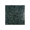 Palace Royale Series Dark Green Polished Square Marble Mosaic