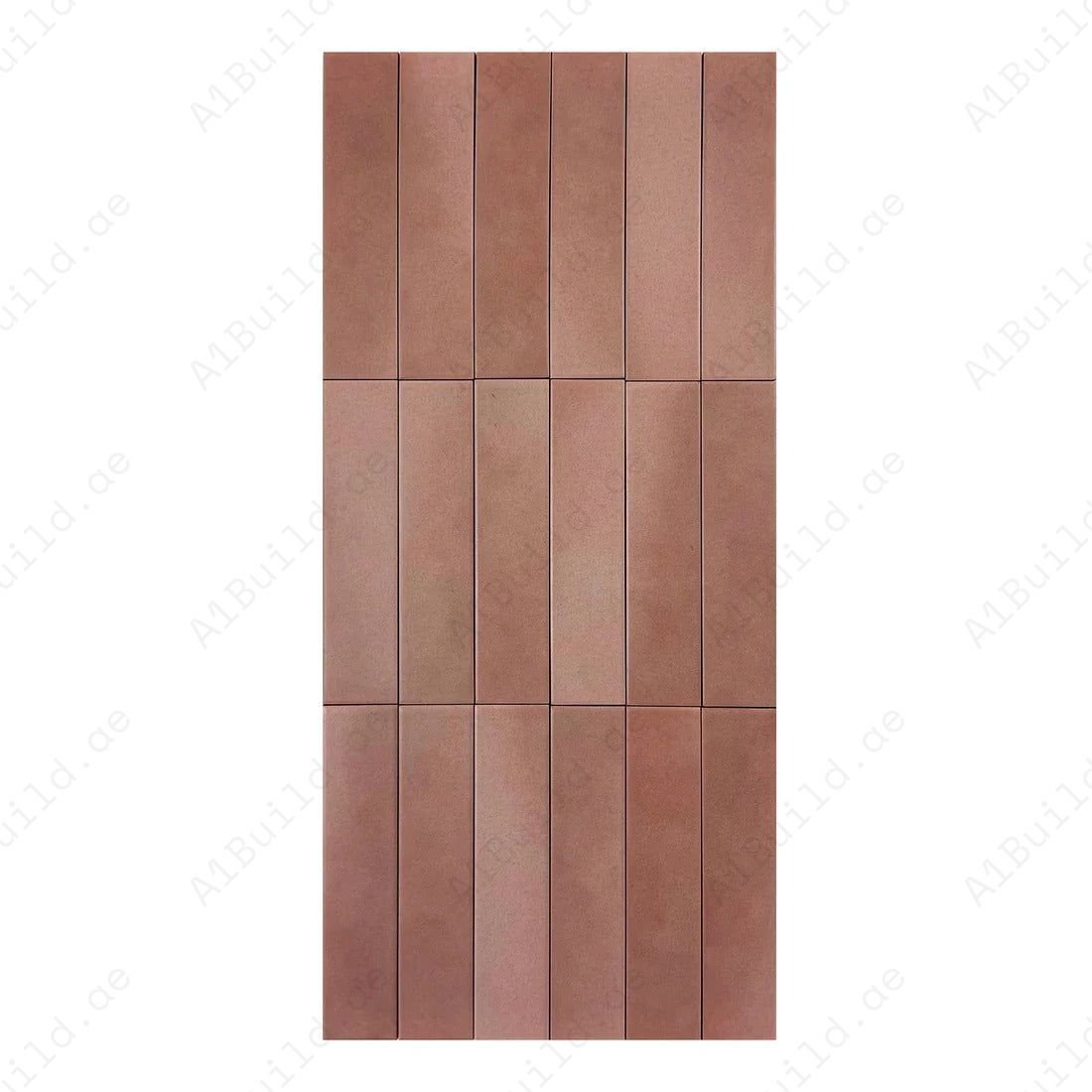 Pink Matte Porcelain Artisanal Tile